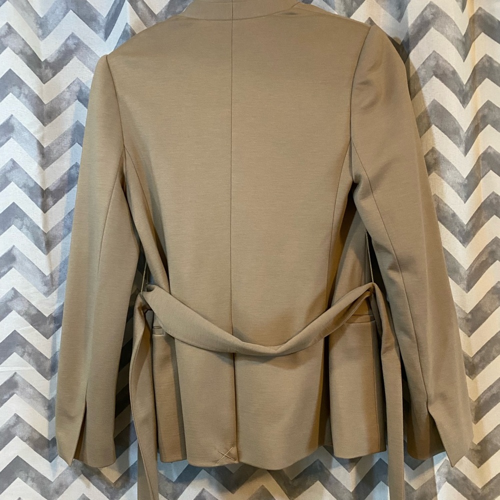 Halston Ana Knit Tie Belted Jacket Size Small - Picture 5 of 8